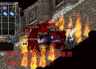 ��ο��ټ�⴫���ѷ���Ϸ���Ƿ����bug��