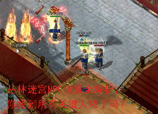 �����Թ�NPCλ��ȫ���������ҵ����йؼ���������